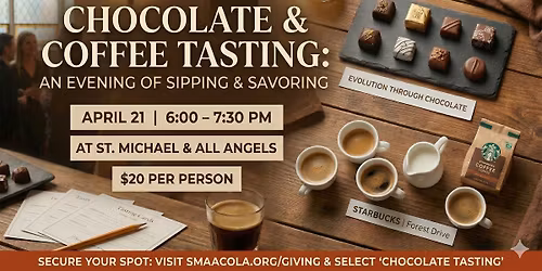 Chocolate and Coffee Tasting: An Evening of Sipping and Savoring