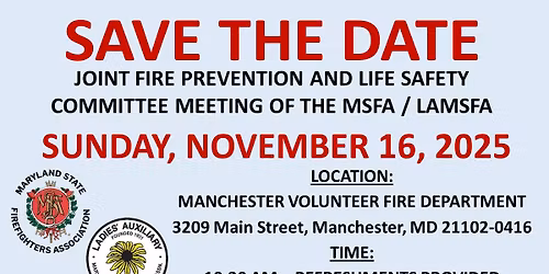 Joint MSFA and LAMSFA Fire Prevention Meeting