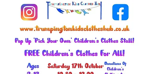 Octobers FREE Childrens Clothing Event