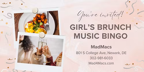 Girl's Brunch Music Bingo!