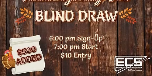 Thanksgiving Eve Blind Draw