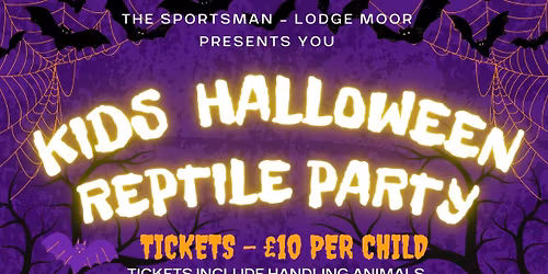 Kids halloween reptiles party