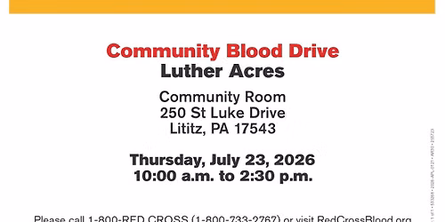 Community Blood Drive