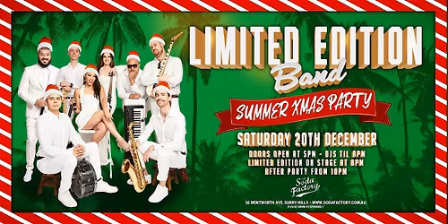 Limited Edition Band Summer XMAS Party