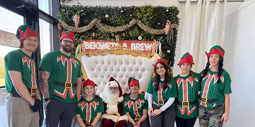 Beignets with Santa! \ud83c\udf85