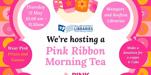Pink Ribbon Morning Tea 10.00 am - 11.30 am