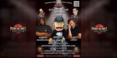 Comedy - Joselito Da Puppet, Aldo Laugh, Gordon Baker Bone, Eric Nieves