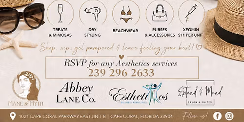 Sip, Shop & Glow with us! \u2728