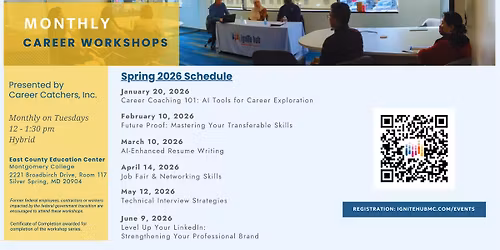 Career Workshop Series - Spring 2026