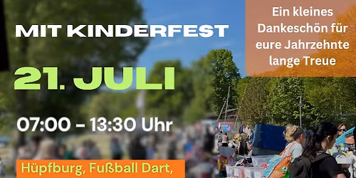 Kinderfest und Kinderflohmarkt Kemnader See