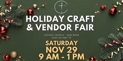 HOLIDAY CRAFT & VENDOR FAIR!