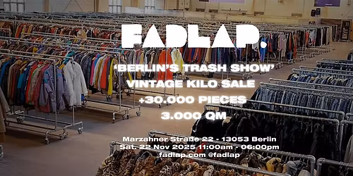 Vintage & Secondhand Kilo Sale Berlin \u2013 30,000 Pieces - Berlin\u2019s Trash Show