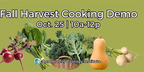 Fall Harvest Cooking Demo