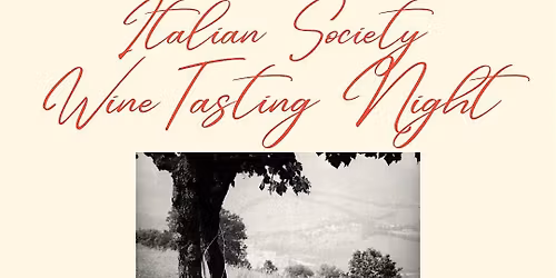 Italian Society Wine Tasting Night