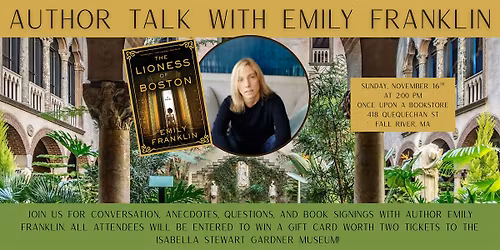 Author Talk with Emily Franklin