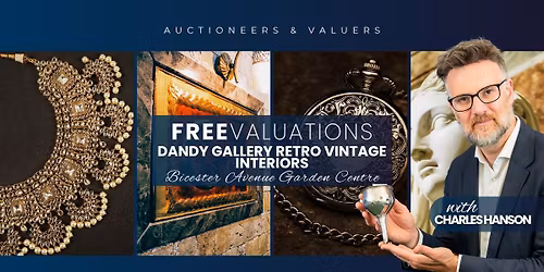 Bicester Valuation Day with Charles Hanson: Silver, Jewellery, Watches & Antique Valuations