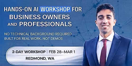 Don\u2019t Fall Behind, AI Skills Workshop (Beginner Friendly)