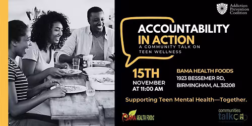 Accountability in Action: A Community Conversation About Teen Wellness