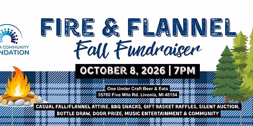 Fire & Flannel- Fall Fundraiser