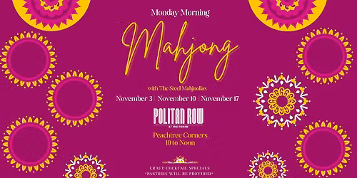 Monday Morning Mahjong