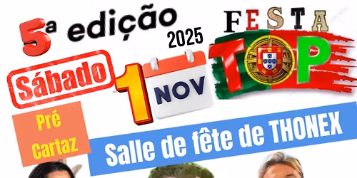 Quinta edi\u00e7\u00e3o FESTA TOP