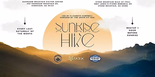 Sunrise Hike at Stone Mountain \/ Kennesaw Mountain