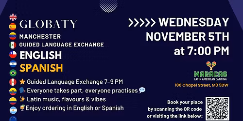 Manchester Guided English \u2013 Spanish Language Exchange