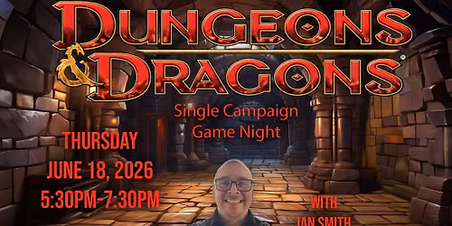 D&D Single Shot Game Night!