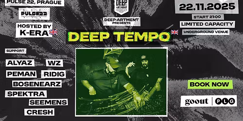 Deep:artment w\/ Deep Tempo [UK] - 22.11.2025 - Prague