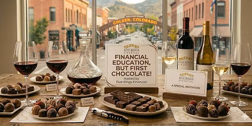 Financial education event, but first chocolate