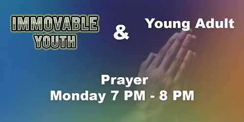 Youth and Young Adult Prayer Service - Onsite