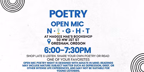 Open Mic Poetry Night