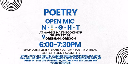 Open Mic Poetry Night