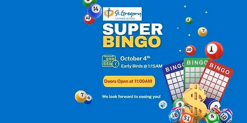 October Super BINGO