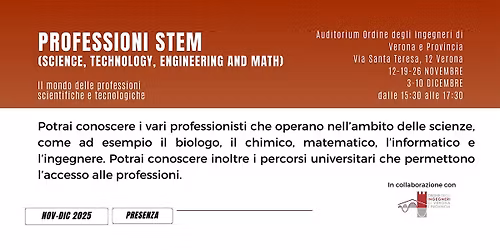 Master di Orientamento PROFESSIONI STEM 2025