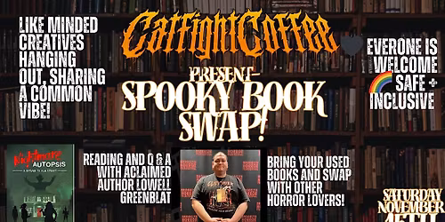 Spooky Book Swap with Lowell Greenblatt