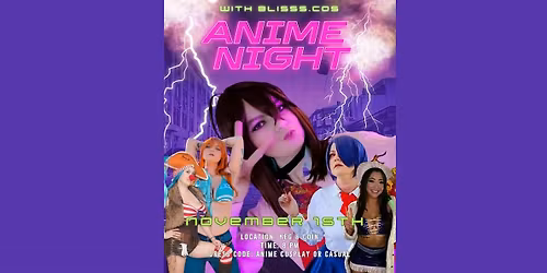 Cosplay Night ft Bliss.cos from Babes, Games & Geeks