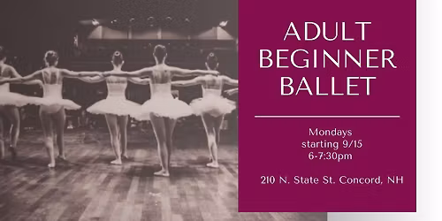 Adult Beginner Ballet