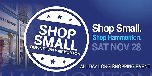 Small Business Saturday in Downtown Hammonton
