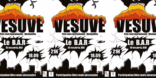 18.09.26 | Concert VESUVE (Post-rock instrumental - Montpellier)