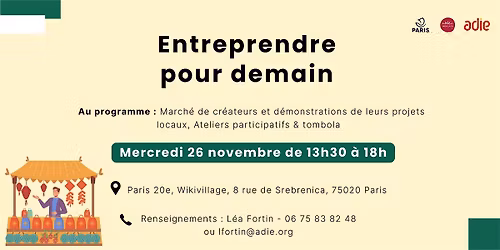 Entreprendre pour demain