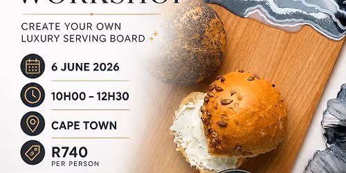 Resin Cheeseboard Workshop CPT