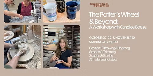 The Potter's Wheel & Beyond: A Workshop with Candice Boese