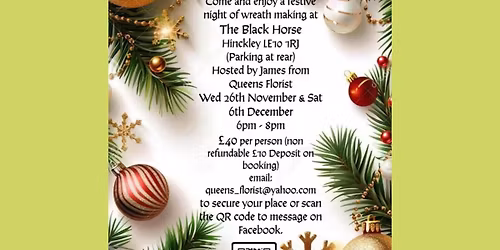 Christmas Wreath making.