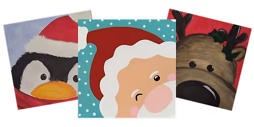 Holiday Themed Trio Sip & Paint
