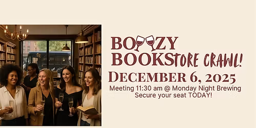 Boozy Bookstore Crawl