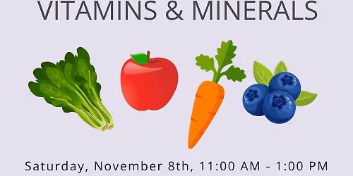 Workshop on Nutrition: Vitamins and Minerals