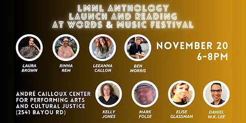 LMNL Anthology Launch and Reading