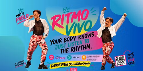 \ud83d\udc83\ud83c\udffd RITMO VIVO | FREE DANCE & FITNESS WORKSHOP \ud83c\udfb6\ud83d\udd25