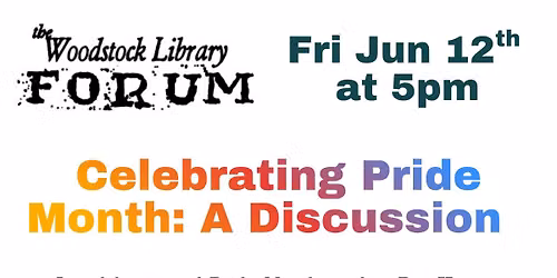 Library Forum - Celebrating Pride Month: A Discussion